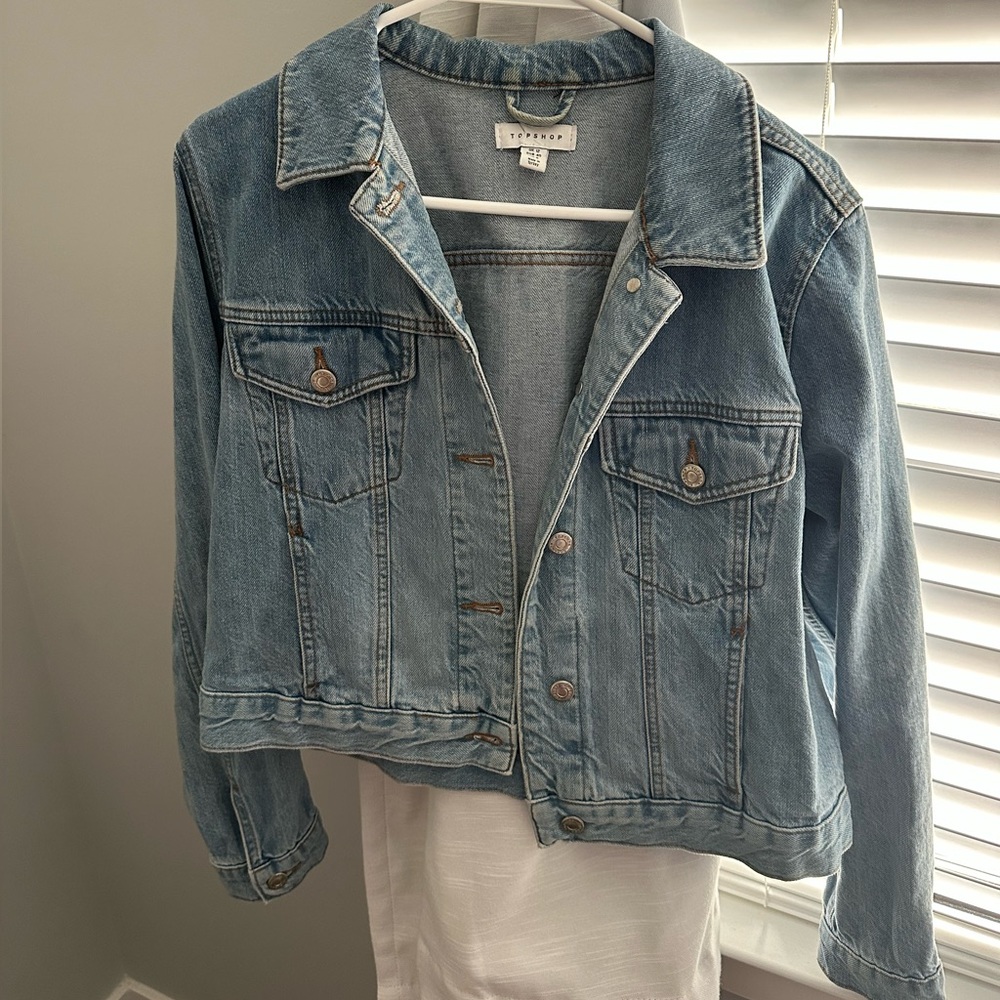 Topshop Light Blue Denim Jacket